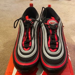 Nike Air Max 97 Black/Grey/Red size 12
